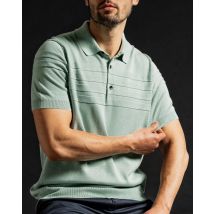 Kollekt Lyocell 3d-stripe knitted polo