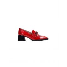 Hispanitas lakleren loafers op hak