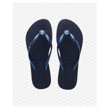Havaianas Crystal poem navy slipper
