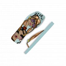 Uzurii Beach printed stella blauw