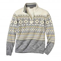 Atlas For Men Heren wintertrui met patroon