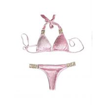 The Dezzy Factory Glamed velvet bikini