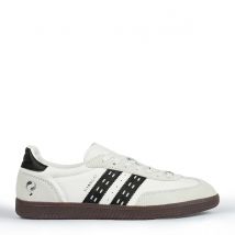 Q1905 Sneaker titanium wit/zwart