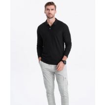 Ombre Poloshirt heren longsleeve - jergen