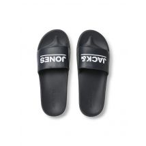 Jack & Jones Jfwollie slider logo badslipper antraciet