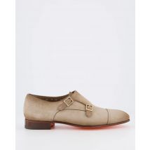 Santoni Heren double buckle loafer