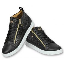 Cash Money Schoenen sneaker croc black gold