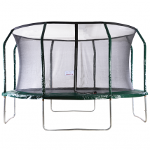 Big Air Extreme 14ft Trampoline with Safety Enclosure Green