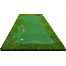 Hilllman PGM Golf Artificial Turf Three Hole 1.5m x 3m Putting Green