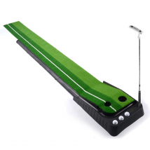 Hillman PGM 3m Golf Putting Trainer Artificial Turf with Auto Ball Return