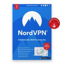 NordVPN Standard - 1-Year - VPN & Cybersecurity Software Subscription - 6 Devices