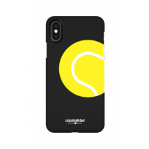 Cover Iphone X - Pallina gialla su sfondo nero