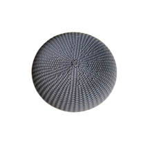Pouf tressé gris Nido par Francesco Rota, Paola Lenti