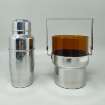 Shaker à cocktail avec seau à glace (années 70), Pran