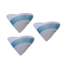 Lot de 3 appliques murales en verre de Murano, ITre