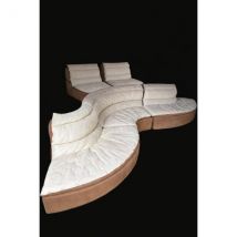 Canapé modulable et composable Bogo en cuir, Rossi di Albizzate