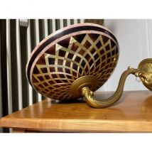 Lampe de chevet Eliantus dorée, Laudarte