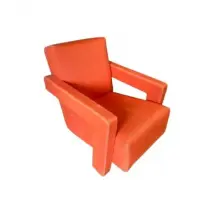 Fauteuil Utrecht en tissu orange, Cassina