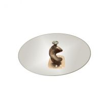 Table ronde Liquid en verre trempé, Ozzio