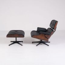 Chaise longue Lounge Chair en palissandre d'Eames (années 60), ICF DePadova