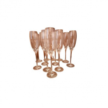 Lot de 12 flûtes à champagne, Rosenthal