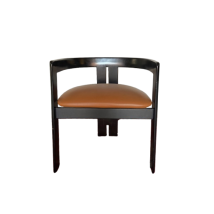 Fauteuil Pigreco en cuir de Tobia Scarpa (années 60/70), Gavina