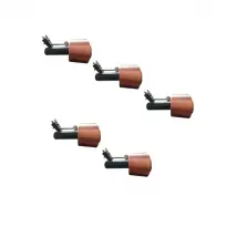 Lot de 5 appliques murales vintage en cuivre et métal (années 60), Stilnovo