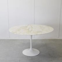 Table ronde Tulip en marbre par Eero Saarinen, Knoll