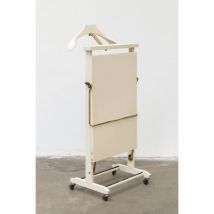 Valet de nuit en bois laqué blanc (années 60), Fratelli Reguitti