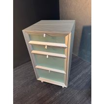 Commode Pandora en verre et aluminium, Driade