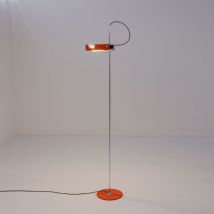 Lampe sur pied Spider orange par Joe Colombo, Oluce