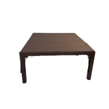 Table carré Otto en écorce de bambou, Gervasoni