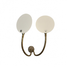 Applique murale minimaliste 15 en laiton, Catellani & Smith