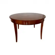 Table ronde Hauteville avec rallonges, Roche Bobois
