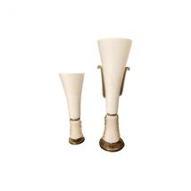 Lot de 2 lampes de table en verre, Vetri Murano