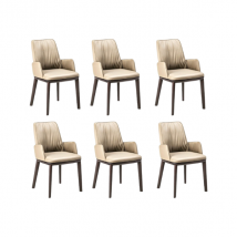 Ensemble de 6 chaises Belinda Premium de Paolo Cattelan, Cattelan Italia