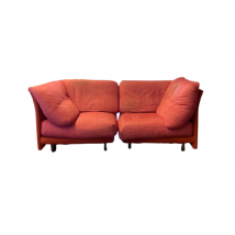 Canapé 2 places modulable et composable en tissu (années 90), Molteni&C