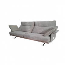 Canapé 3 places Nilson en tissu gris de Molina, Verzelloni