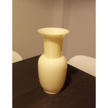 Vase opaline en verre opalin ivoire de Paolo Venini, Venini