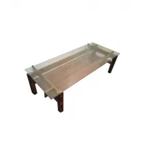 Table vintage Ico Parisi en bois de palissandre, Cassina