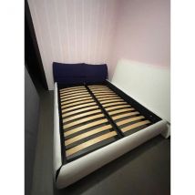 Lit avec tête de lit Bamboletto de Mario Bellini, B&B Italia