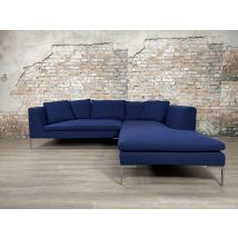 Canapé d’angle Charles en tissu bleu électrique, B&B Italia