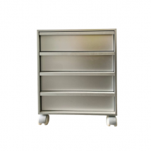 Caisson à roulettes en aluminium, MDF Italia