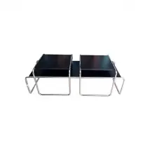 Set de 3 tables basses Laccio B9 et B10, MDF Italia