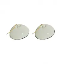 Lot de 2 suspensions Relemme 74/75 en métal blanc, Flos