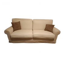 Canapé-lit Adile en tissu (noisette), Adile