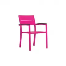 Chaise Duo empilable fuchsia, JANUS et Cie