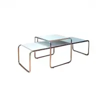 Set de 2 tables Laccio de Marcel Breuer 1929, Alivar