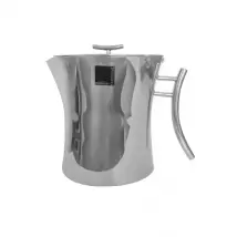 Théière en bambou 1 litre en acier chromé, Sambonet