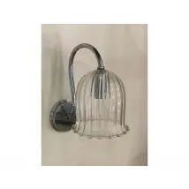 Applique murale en laiton chromé, Lumi Milano